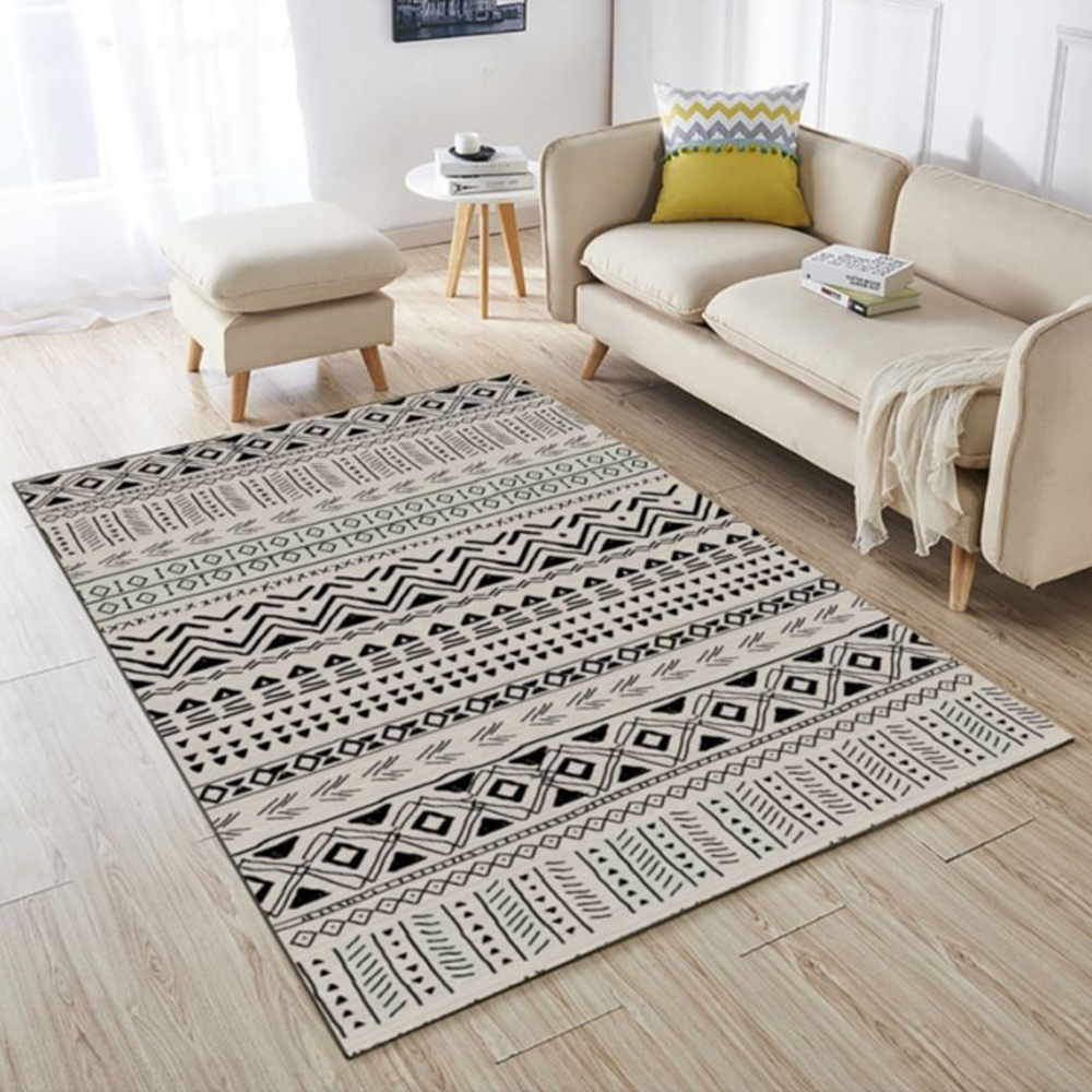 New Material Plush Carpet Area Rug Living Room Bedroom Carpet Rectangular Soft Touch Rug 140 * 200 cm