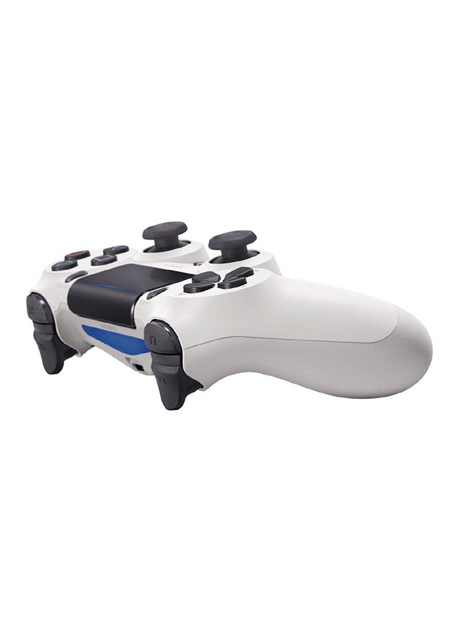 Bluetooth Wireless Game Controller for PS4/Slim/Pro/PC/iOS/Android/Steam with Dual Vibration, Headphone Jack White