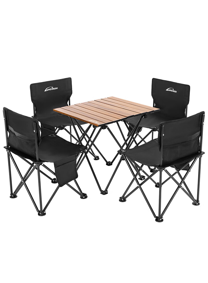 5pcs Outdoor Portable Folding Table and Chair Combination