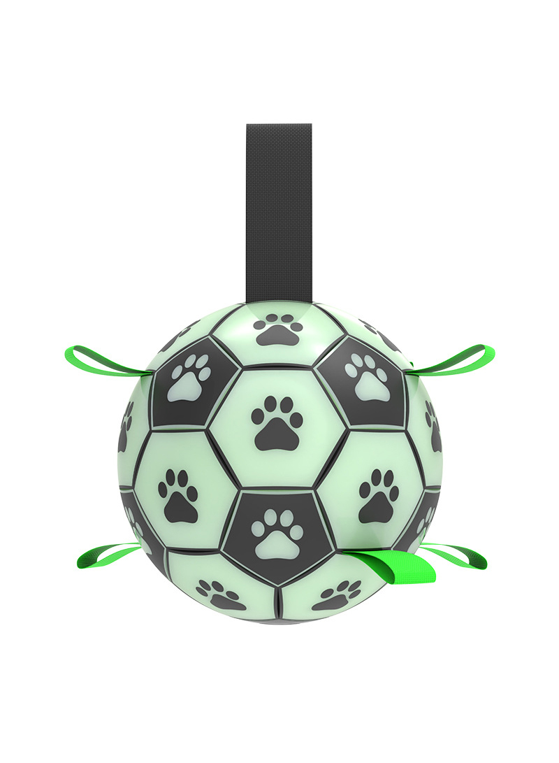 Pet Light Up Soccer Toy Outdoor Interactive Puppy Toy Soccer Ball
