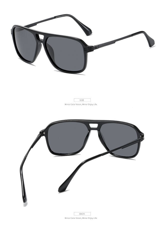 TR POLARIZED Square Sunglasses for Men UV Protection Casual Eye Ware