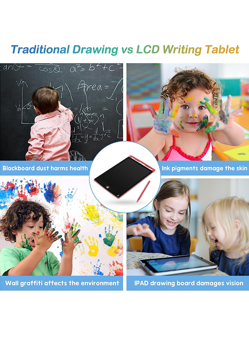 8.5-Inch LCD Writing Tablet Doodle Board,Drawing Pad,Electronic Drawing Tablet, Drawing Pads,Memo Board with Lock Switch Handwriting Pads,Travel Gifts for Kids