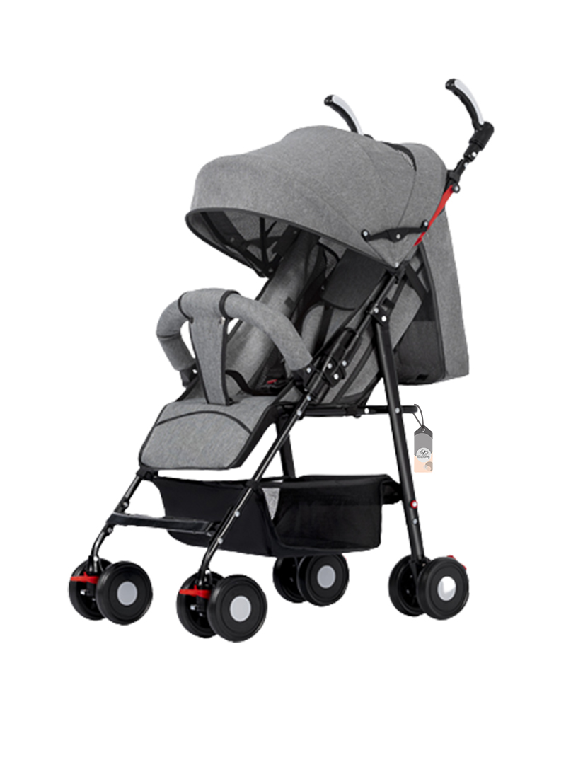 Baby Stroller Can Sit And Lie Down Baby Light Folding Simple Children Stroller Portable Umbrella Stroller Push