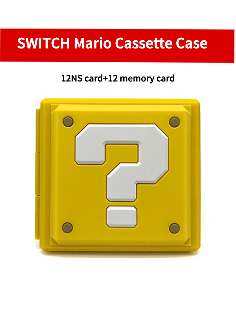Question Block Gaming Card Storage Case Cover