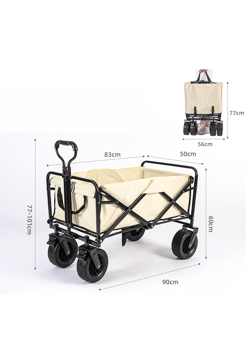 Camping Cart, Foldable Camping Cart, Camping Meal Cart, Portable Shopping Cart