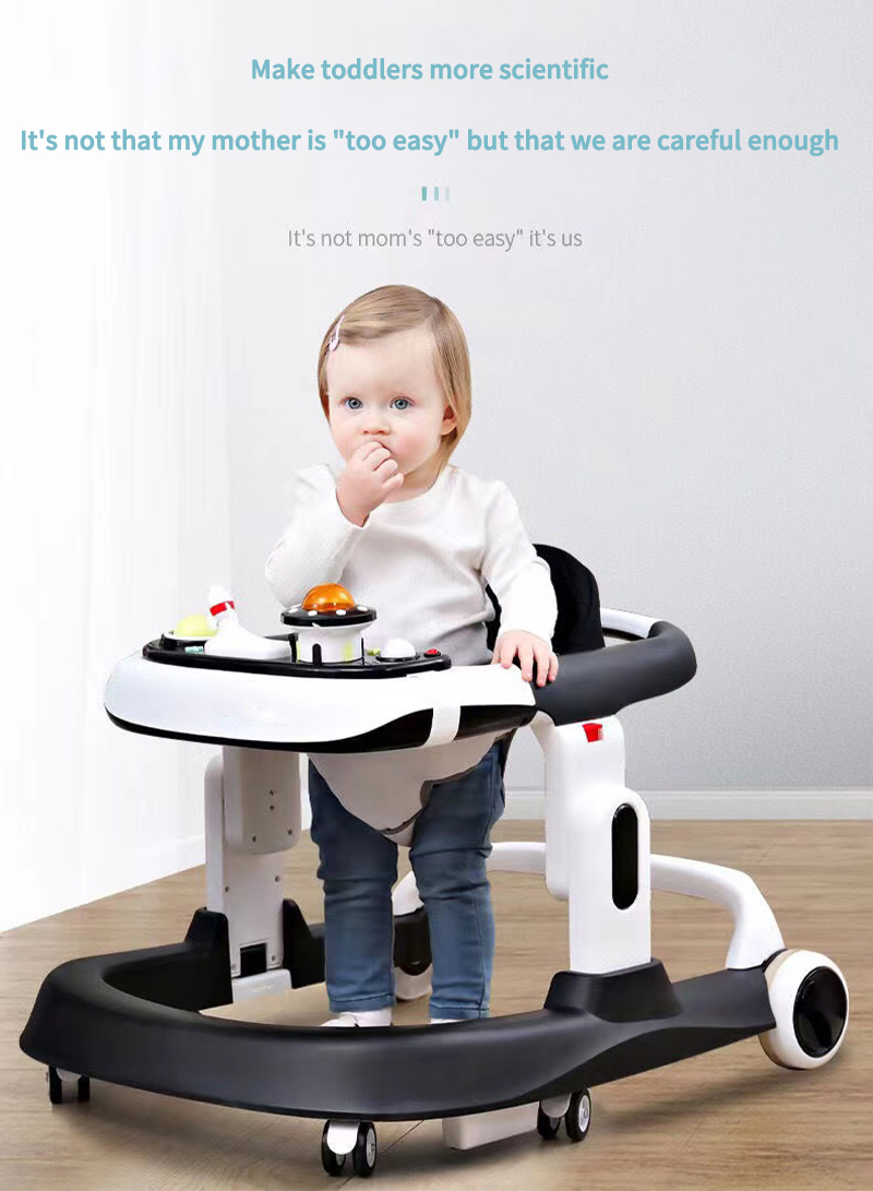 Anti Rollover Multi Functional Convenient Reinforced Baby Walker