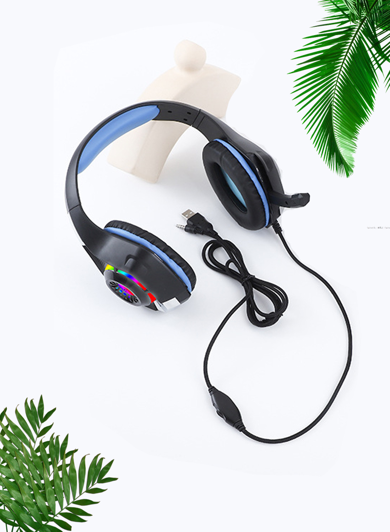 FX-03 RGB Wired Over Ear Gaming Headset with Microphone