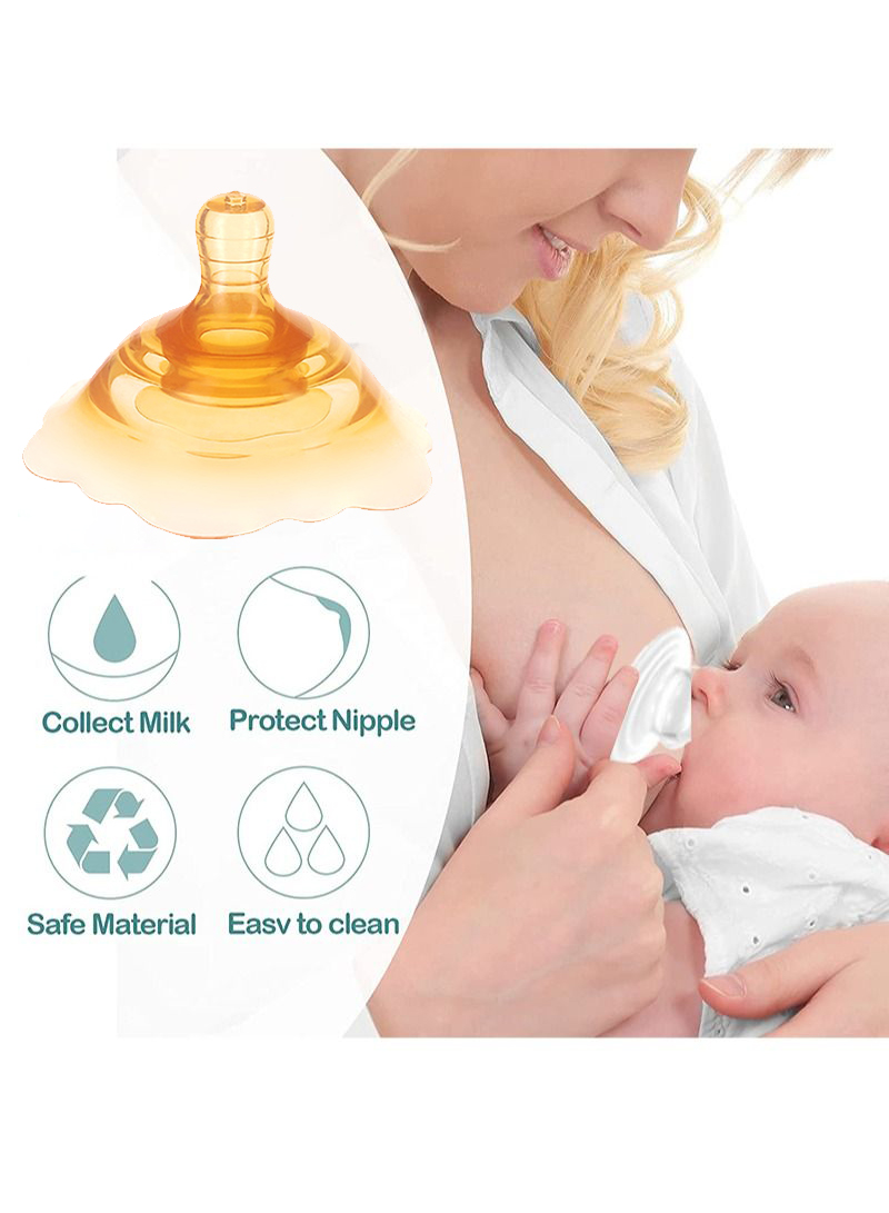 Nipple Protection Mask, Double Layer Breast Shield, Baby Breastfeeding Assistance Nipple