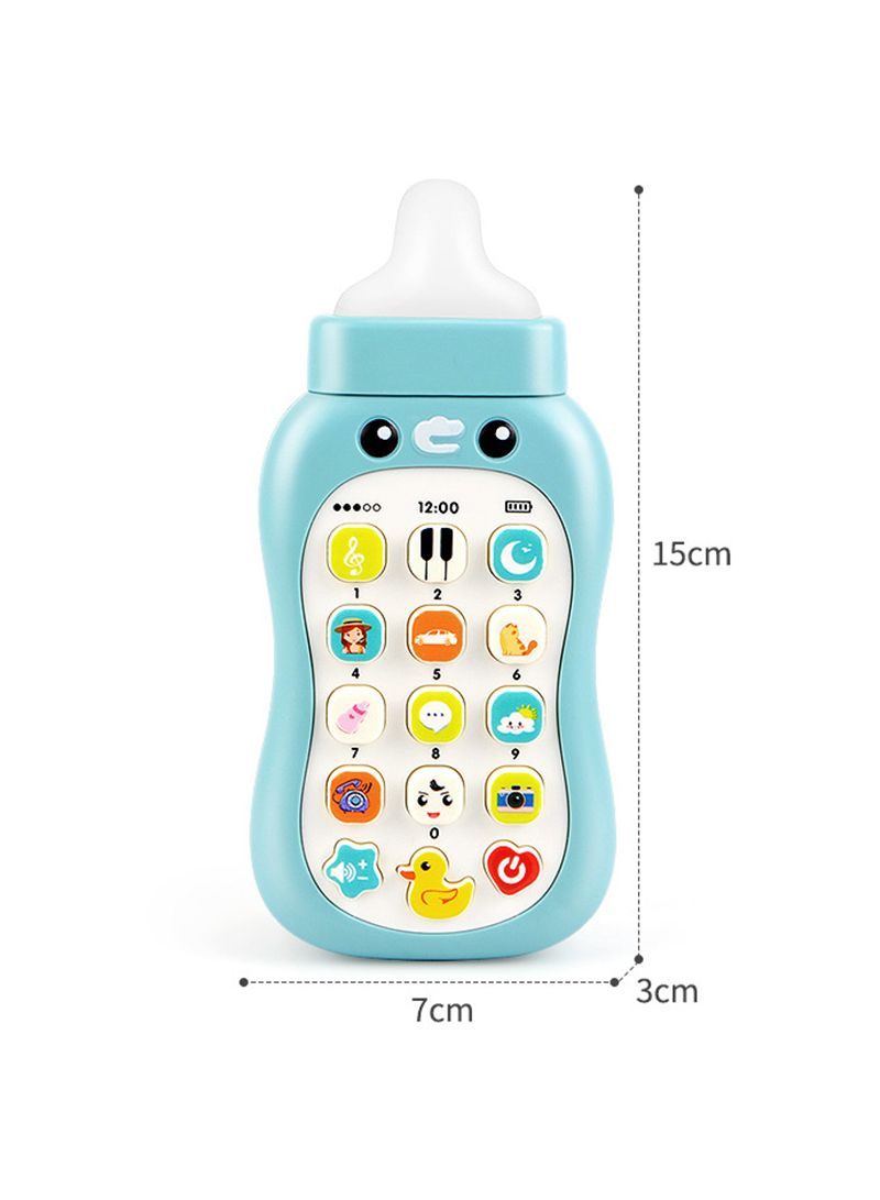 Educational Music Phone Toy Baby Simulation Phone Early Education Music Story Simulation Mobile Phone Remote Control Toy