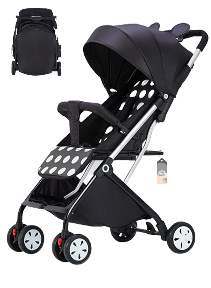 Factory Stroller Can Sit And Lie Lightweight Baby Stroller Walking Baby Stroller Folding High Landscape Umbrella Car