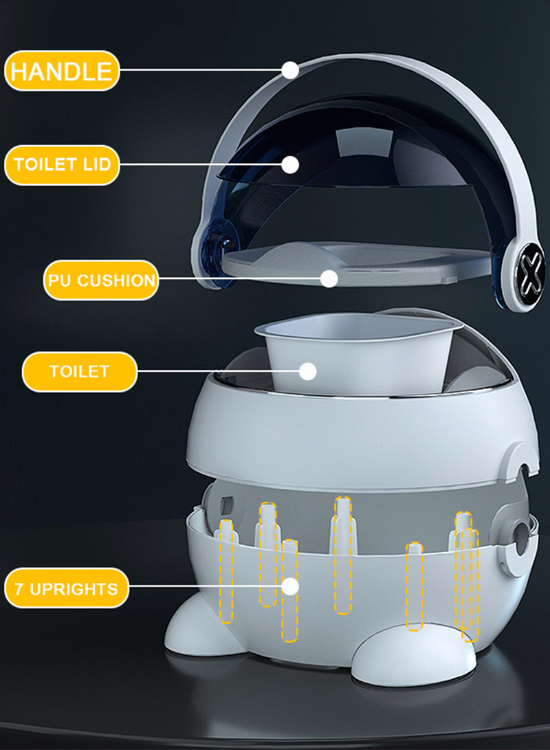Space Toilet Children's Pu Portable Baby Urinal