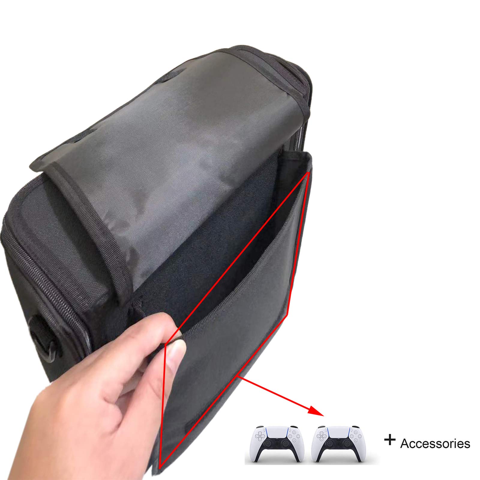 Large Capacity PS5 Storage Bag Carrying Case