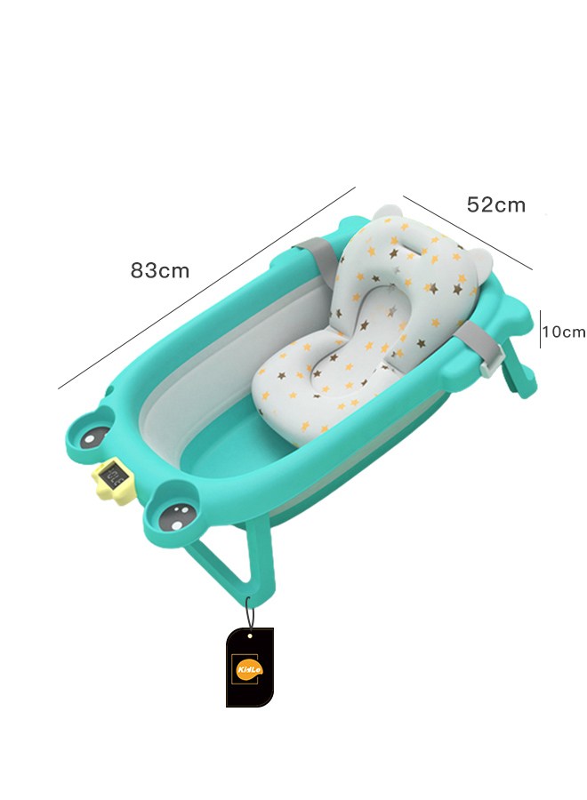 Baby Folding Bathtub With Bath Bed and Thermometer 83*52*10cm