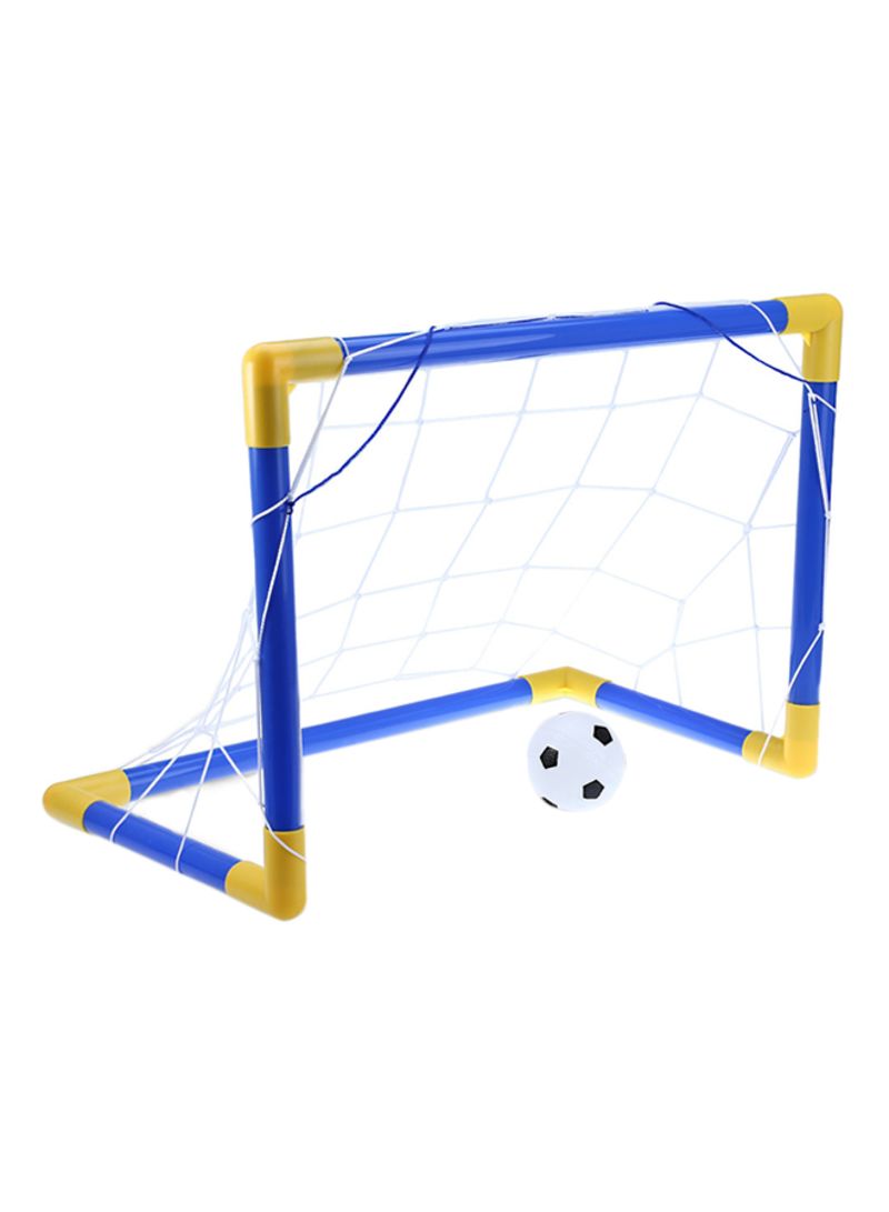 Mini Football Soccer Goal Post Net Set 45x 27x 33centimeter