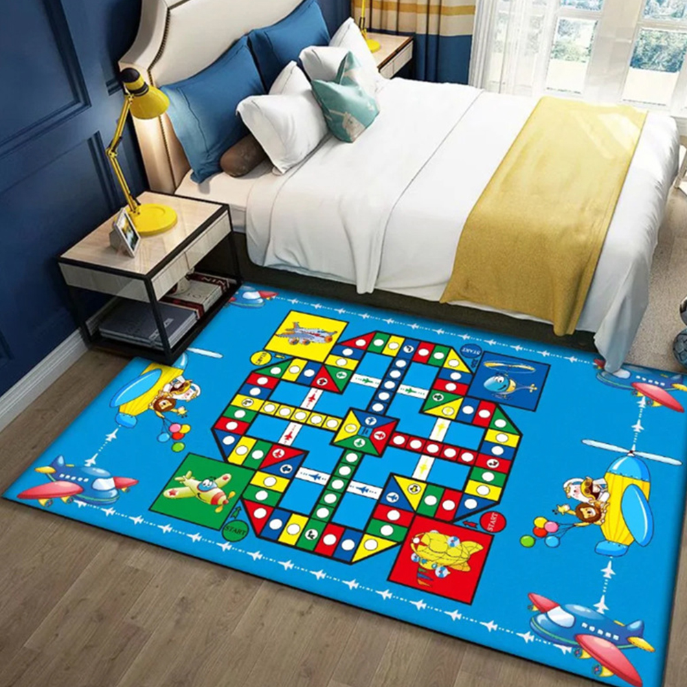 Children's Carpet Home Living Room Children's Cartoon Floor Mats Flying Chess Carpet