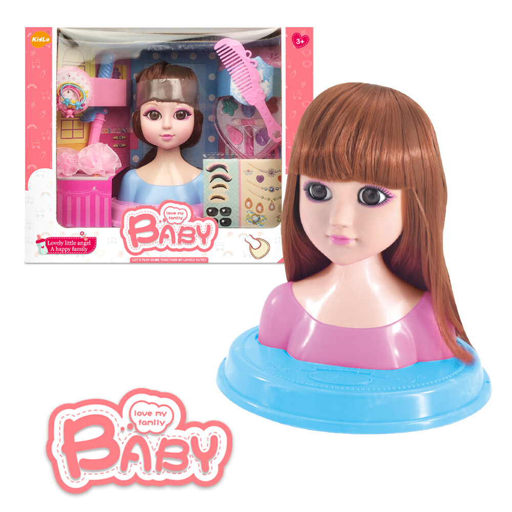 Window Box Bust Doll Head Set