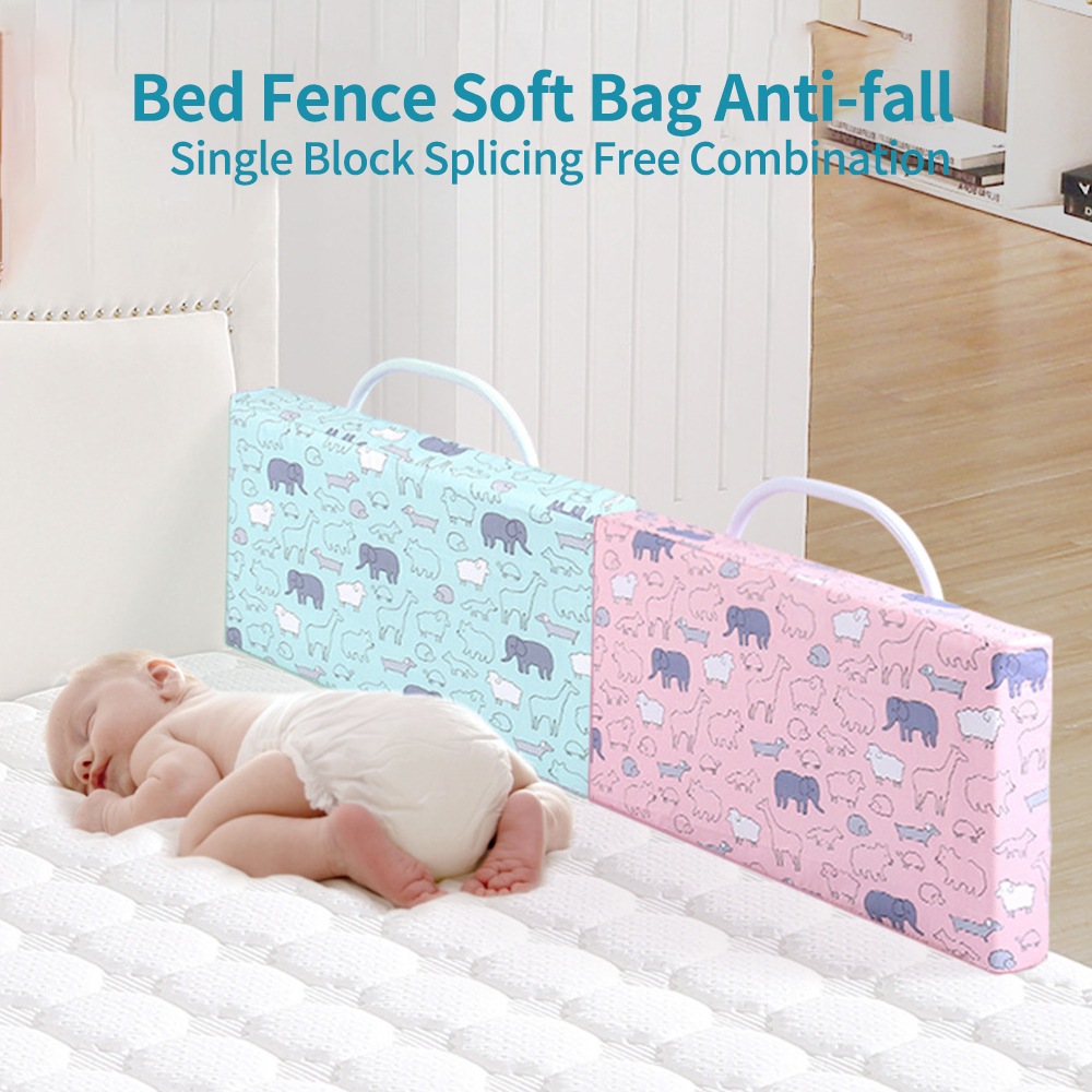 Baby Bedside Guardrail Toddlers Adjustable Bed Rail, Safety Bedside Guard Rail For Baby Kids, Detachable Bed Guardrail- Sponge Soft Bag
