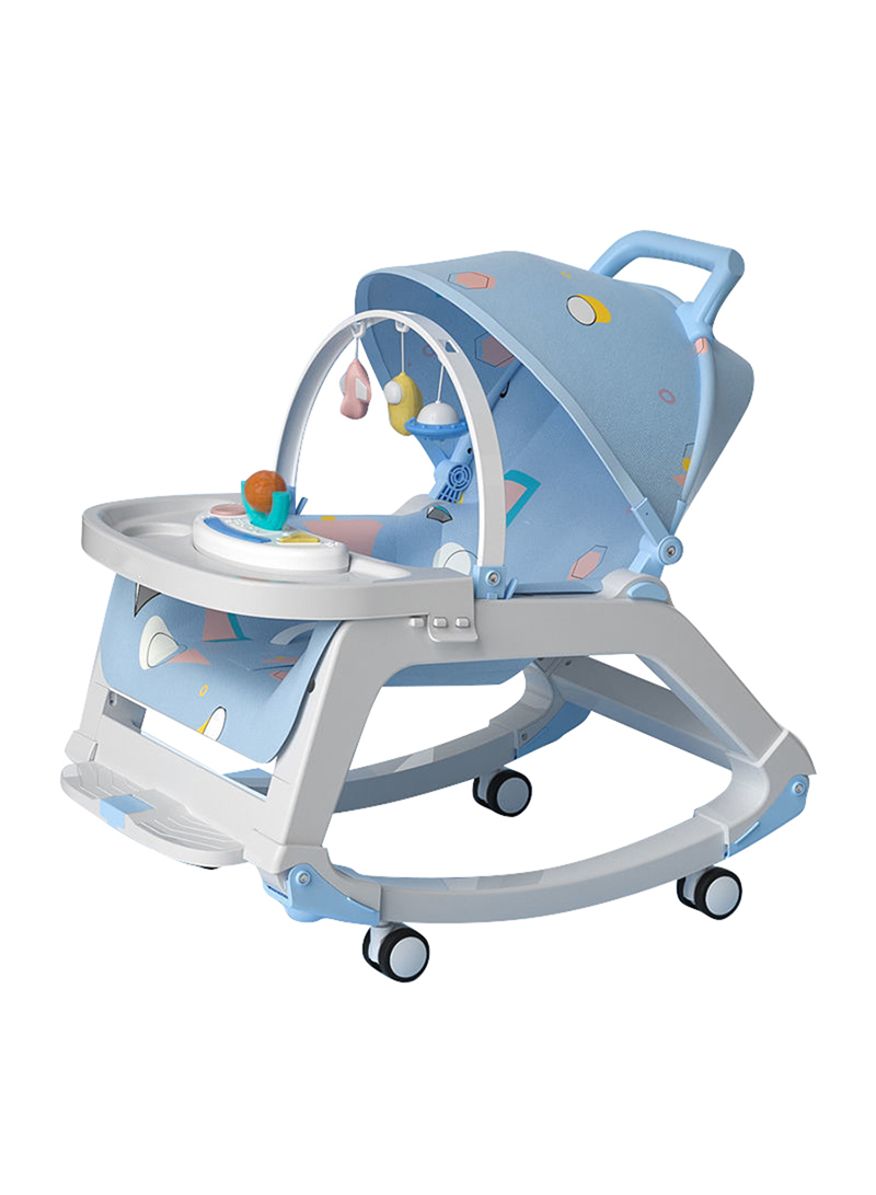 Multifunctional baby rocking chair car, baby sleeping cradle, baby rocking chair