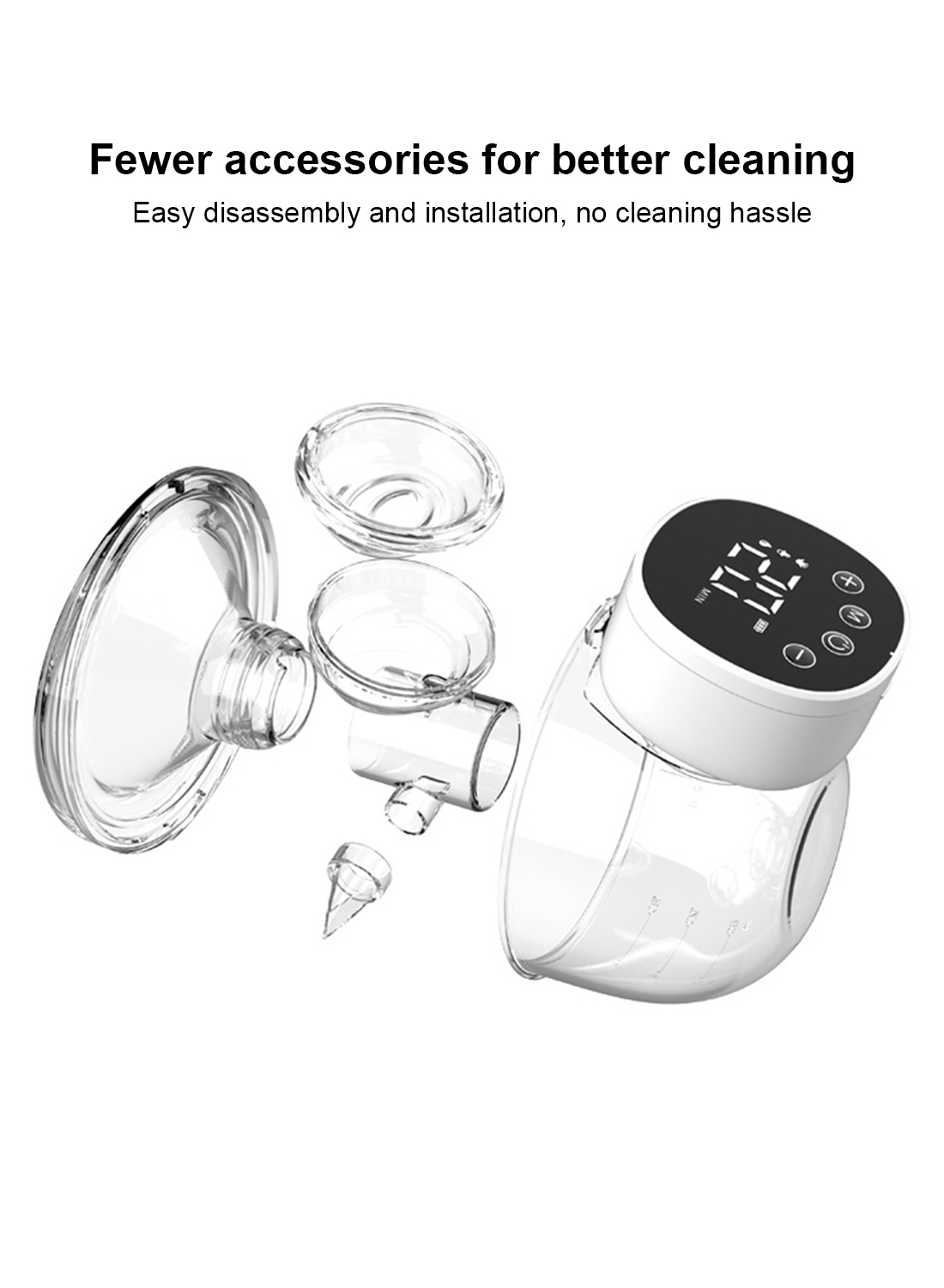 Electric Breast Pump, Silent, Fully Automatic Wearable Breast Pump