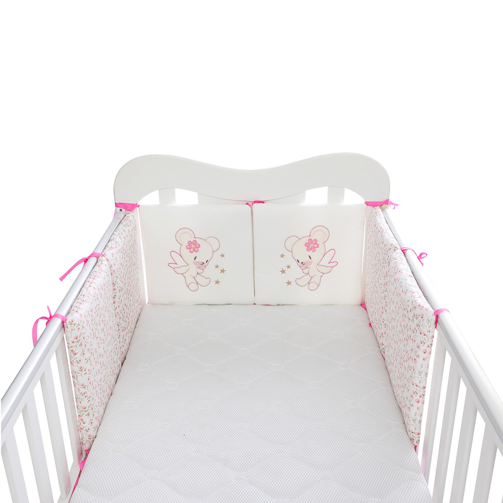6Pcs/Lot Safe &amp; Washable Baby Bedding Bumpers Crib