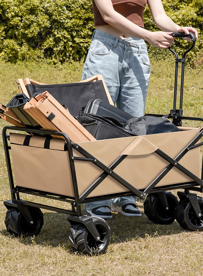 Camping Cart, Foldable Camping Cart, Camping Meal Cart, Portable Shopping Cart