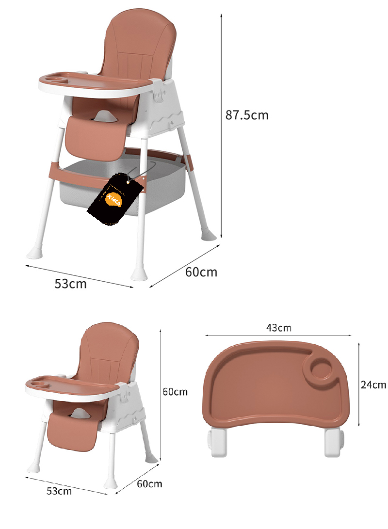 Baby Dining Chair Multifunctional Foldable Baby Chair