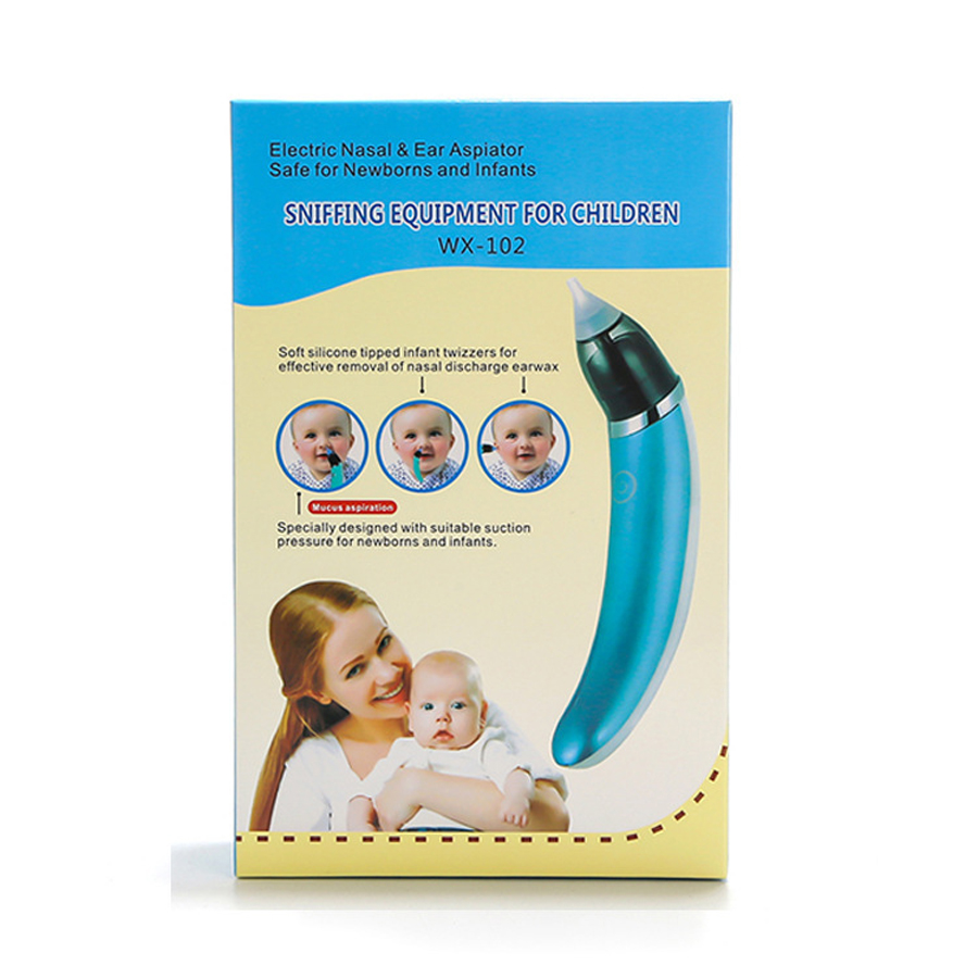Baby electric nasal aspirator nasal excrement and nostril cleaning baby nasal aspirator for infants and children