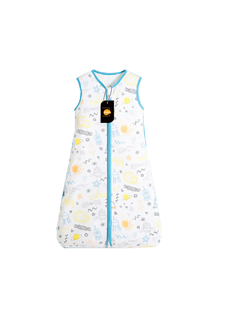 Summer Thin Children's Vest Pajamas Sleeveless Baby Girl Anti-kick Quilt Baby Sleeping Bag