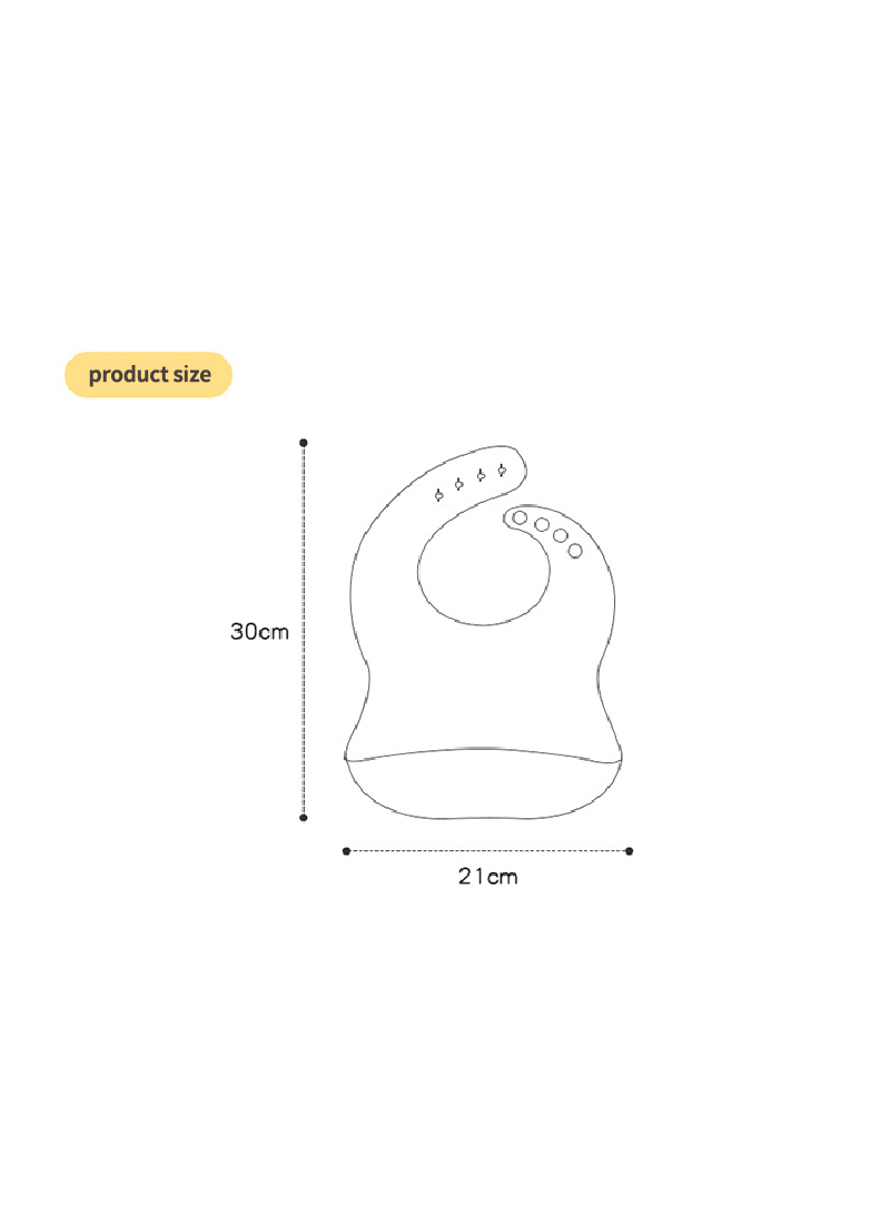 ins explosive mother and baby supplies baby bib waterproof children's silicone bib baby drooling rice bib free wash summer