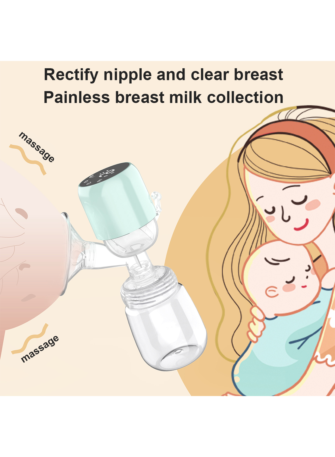 Two in One Manual Electric Breast Pump