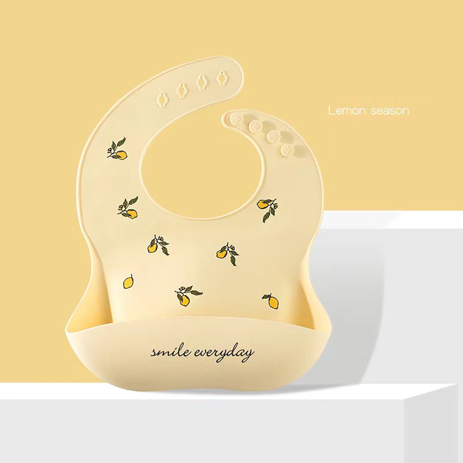 New Mother And Baby Products Baby Bib Waterproof Children's Silicone Bib