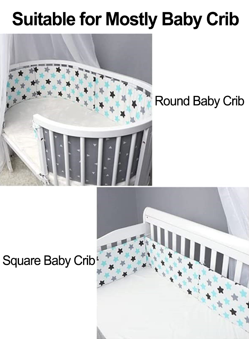 Baby Crib Liner Safety Side Pad