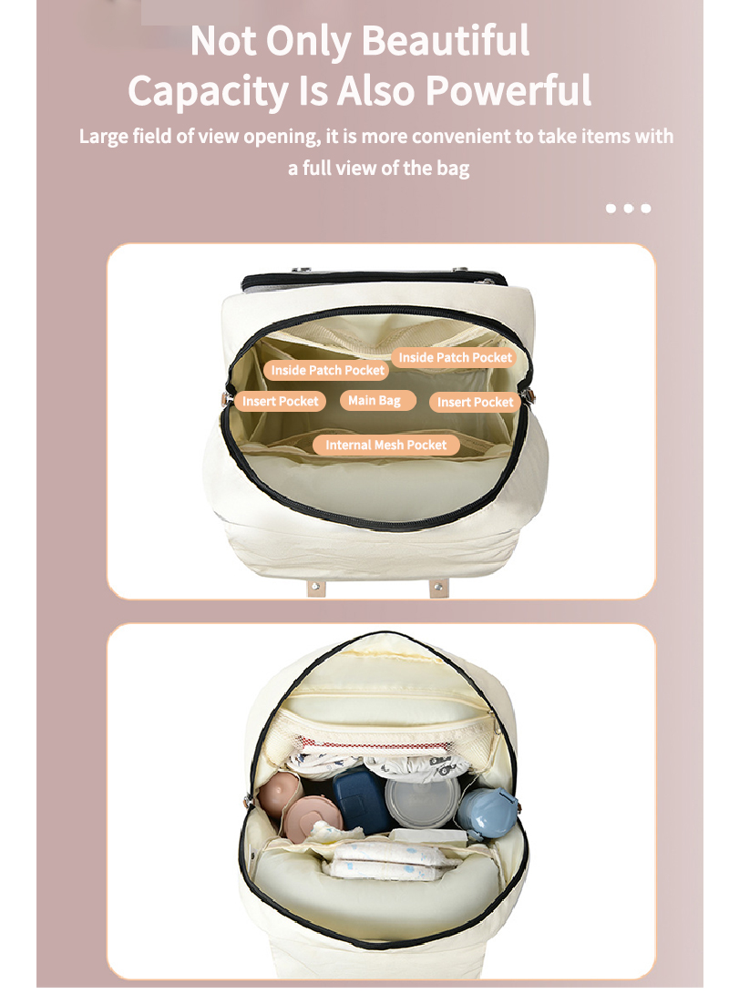 Spot Portable Mommy Bag Mother And Baby Bag Multi-functional Shoulder Large-capacity Portable Baby Bag Diaper Bag Mother Bag