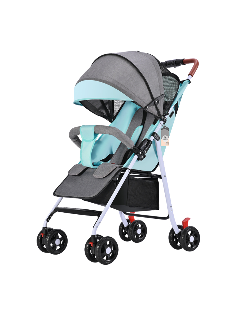Stroller Stroller Can Sit, Lie Down, Foldable Light Stroller, Baby Go Out Stroller, Simple Child Umbrella Car