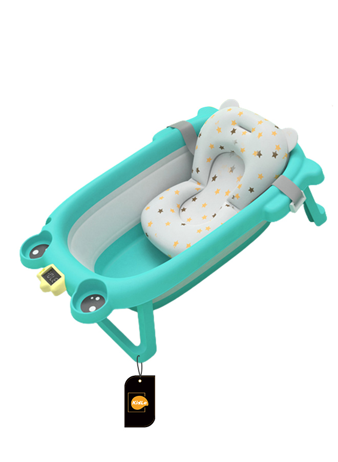 Baby Folding Bathtub With Bath Bed and Thermometer 83*52*10cm