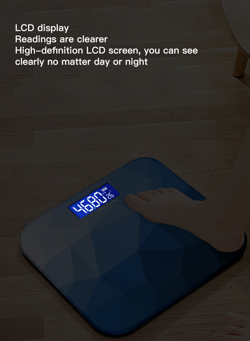 Scale for Body Weight, Digital Bathroom Scales for People, Most Accurate to 0.05lb, Bright LED Display &amp; Large Clear Numbers, Upgraded Quality for the Elderly Safe Home Use, 180KG
