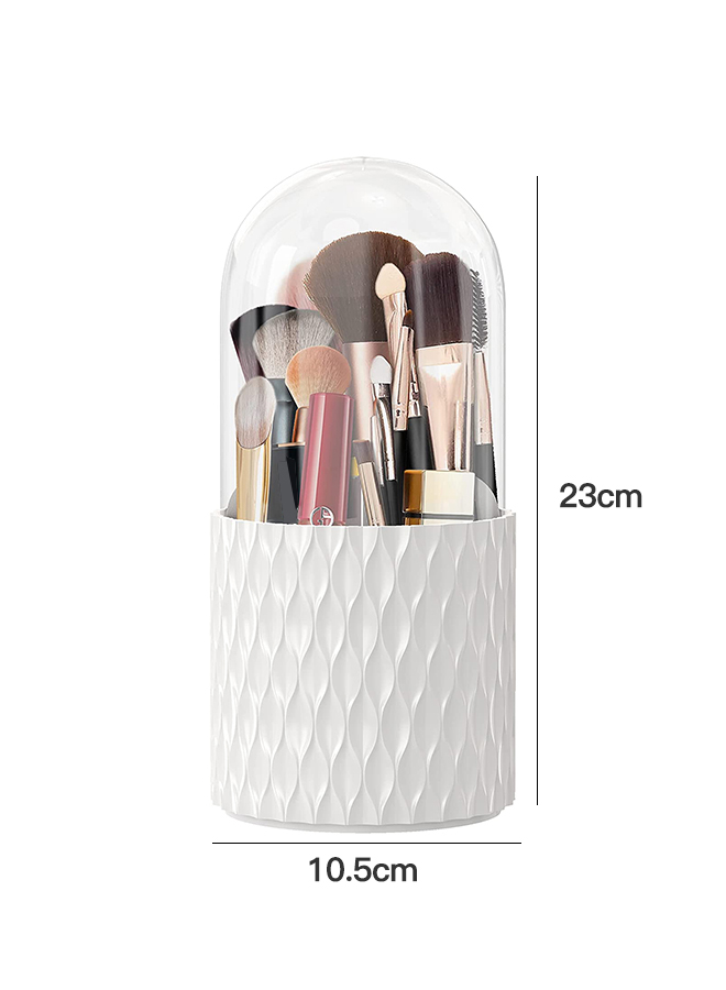 Rotating Makeup Brush Storage Cylinder Storage Rack Storage Box 10.5*10.5*23cm