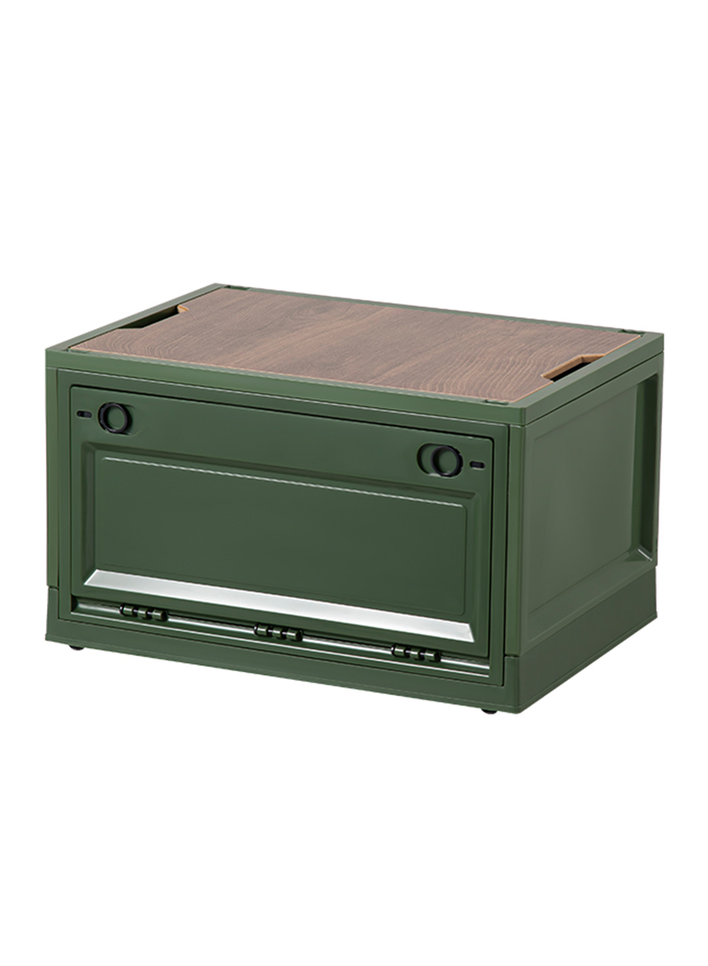 Outdoor Large Capacity Folding Storage Box, Suitable for Camping, Seaside, and Outdoor Activities 50.5*36*29.5CM