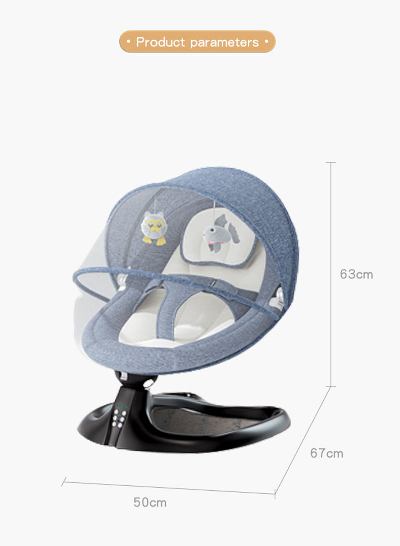 Baby Electric Rocking Chair Newborn Baby Sleeping Bassinet Comfort Chair