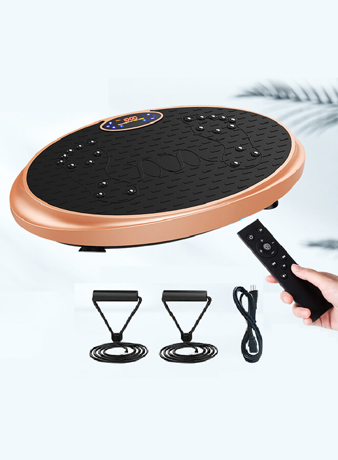 Vibration Plate Exercise Machine Whole Body Vibration Machine for Home Fitness w/Loop Bands, Home Workout Equipment for Weight Loss, Toning & Wellness