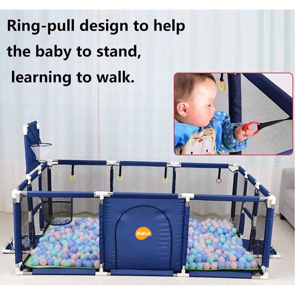 Baby Playpen fance for Toddlers, Extra Large Baby Playard with Gate, Children's Fences Portable and Packable