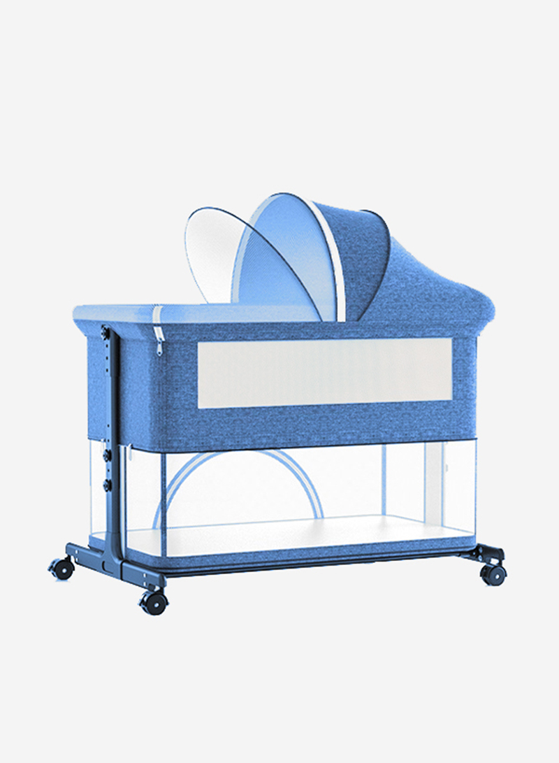 Crib Portable Foldable Cradle Bedside Bed Mobile Baby Play Bed Bb Bed Newborn Stitching Big Bed