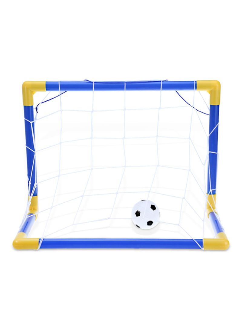 Mini Football Soccer Goal Post Net Set 45x 27x 33centimeter