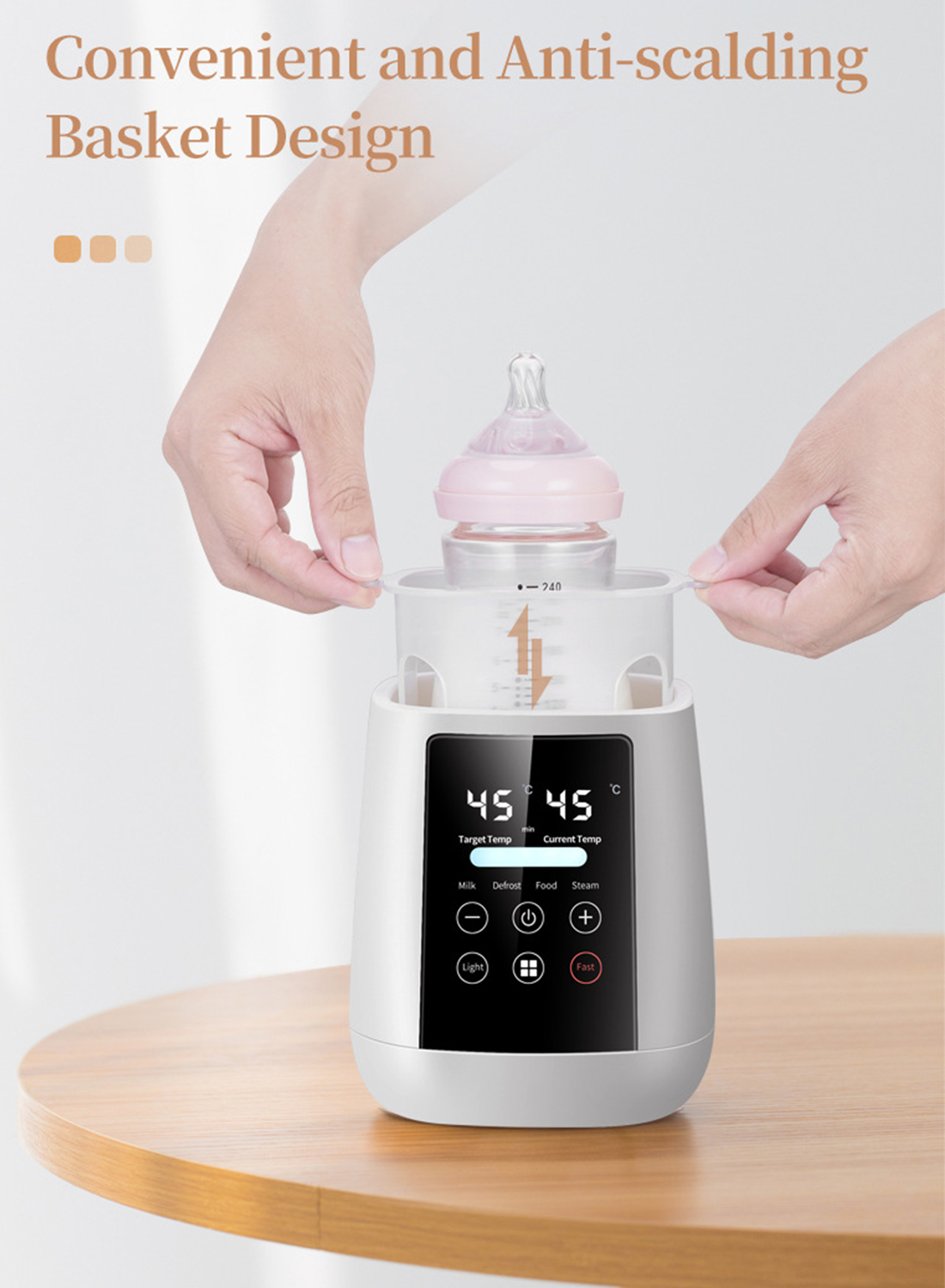 Single Bottle Warmer, Baby Bottle Sterilizer, Breast Milk Heating