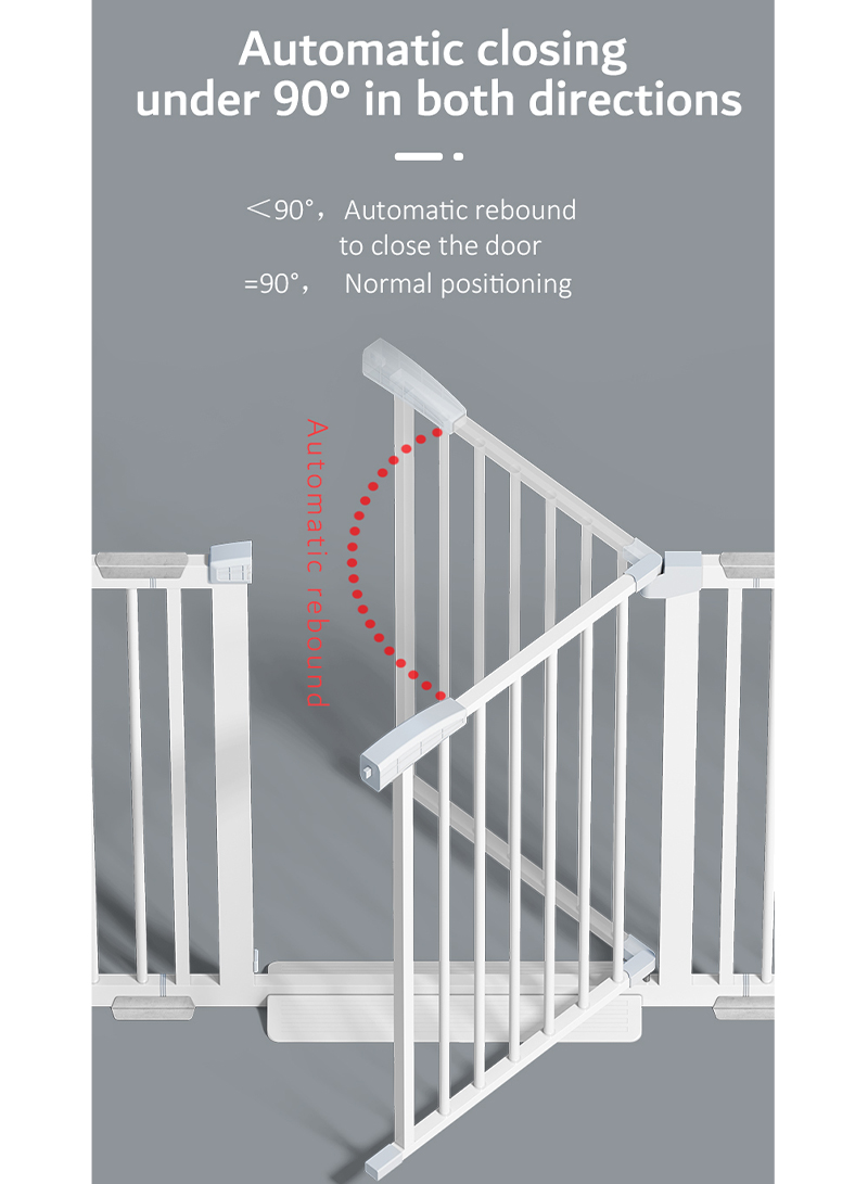 Child pet safety gate guardrail
