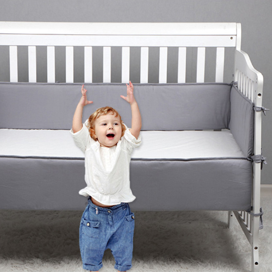 New Infant Guardrail Bed Circumference Four Piece Set - Cotton