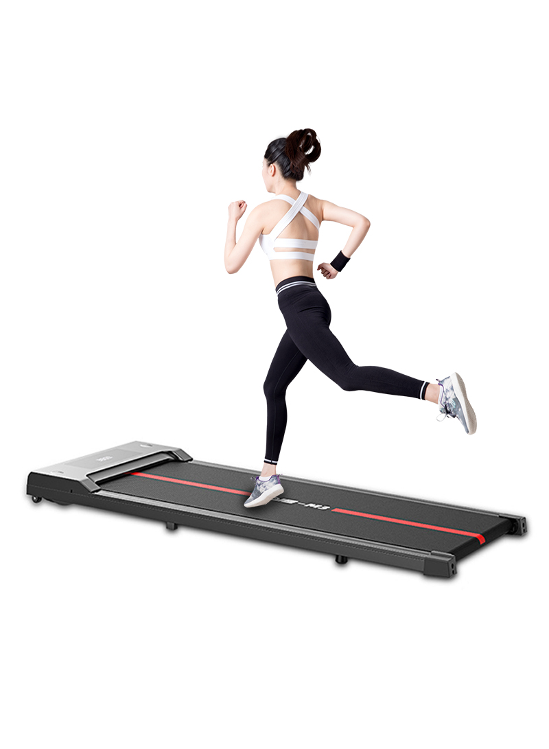 1-6KM/H Household Flat Electric Treadmill Easy to Store and Foldable 121*50*8CM