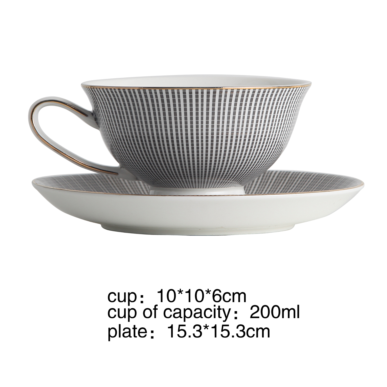 220ML coffee cups and saucers