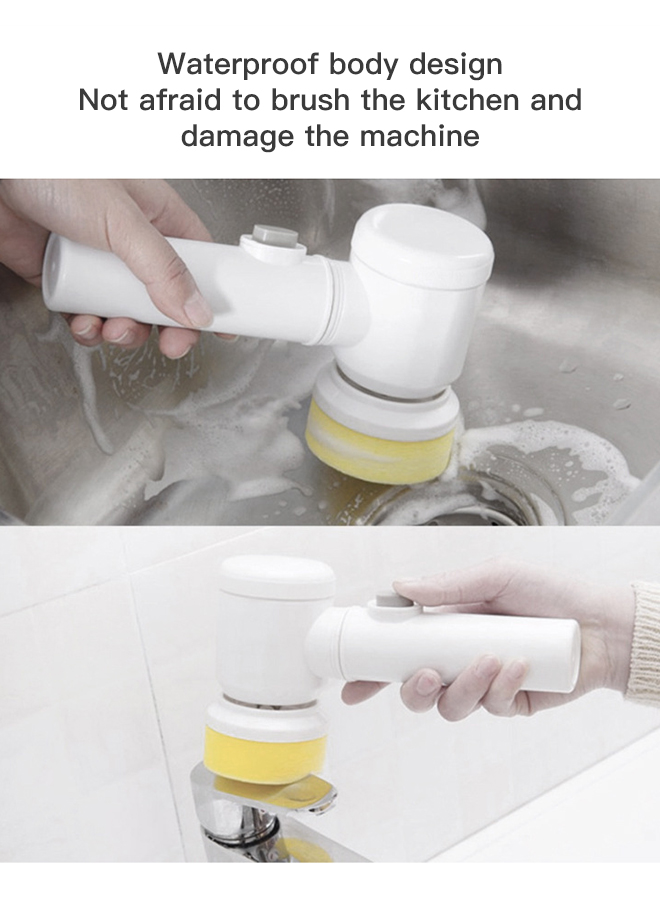 Automatic Dishwashing Brush Efficient Kitchen Cleaning