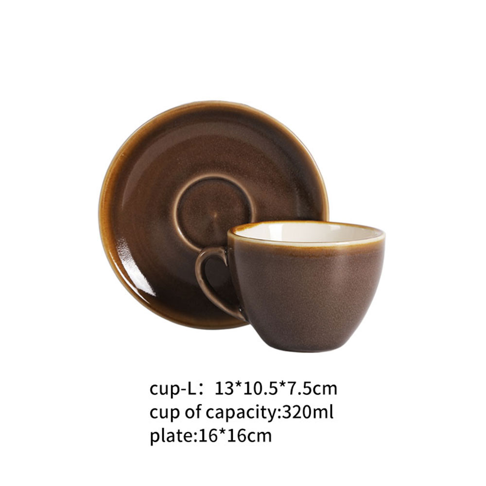320ml kiln coffee cups and saucers